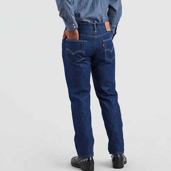 Levis 541 Athletic Fit Dark Wash Jeans Made in USA - Picture 3 of 7